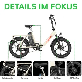 Maxtron Mule 20 Zoll RH 33 cm Unisex schwarz/weiß