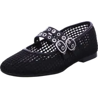 TAMARIS Damen Ballerina mit Strap flach, schwarz, 41 EU - 41 EU
