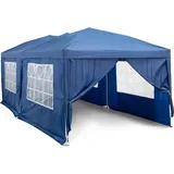 Uniprodo Faltpavillon 2,95 x 5,9 m Oxford-Gewebe wasserfest Partyzelt Gartenpavillon (590 cm, 295 cm)