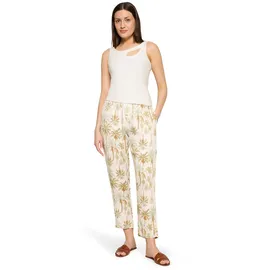 Cartoon Stoffhose Damen mit Gummizug Grün 38