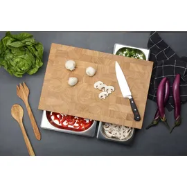 Continenta Schneidbrett Stirnholz mit 3 Schubladen