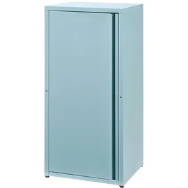 [en.casa] Burlöv Aktenschrank 88 x 40 x 35 cm Graublau