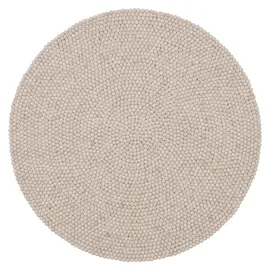 myfelt Béla Filzkugelteppich rund - 140cm) Ø 140cm
