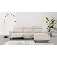 Home Affaire »Lund Cord, L-Form, 261 cm, manuelle und elektr. Relaxfunktion,« USB-C und Kopfteilverstellung