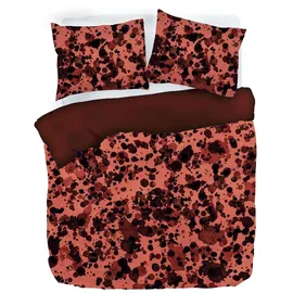 Kayori Bettwäsche "Adame", orange, B/L: 155cm x 220cm, 1 Stk., 1 Stk., Lyocell, B/L: 80cm x 80cm, 2 Stk., Lyocell, Obermaterial: 100% Modal, Bettwäsche, Bettwäsche, 90% Tencel / 10% Hanf