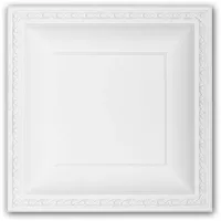 PROFHOME DECOR Deckenplatte Profhome 157004 Weiß 1 St. 70,2 x 70,2 x 8,5 cm