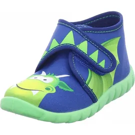 Fischer Markenschuh Hausstiefel Blau 25