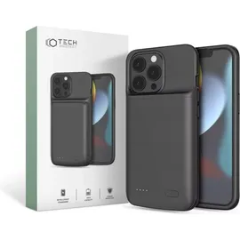 TECH-PROTECT TechProtect PowerCase-Hülle iPhone 13 / Pro 4800-mAh-Powerbank – Schwarz