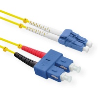 Roline LWL Cable Duplex, 50/125μm ST/SC 2m Glasfaserkabel Orange