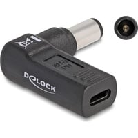 Delock Adapter USB-C zu Dell 7.4 x 5.0 mm 90° gewinkelt (0.04 m), Stromkabel