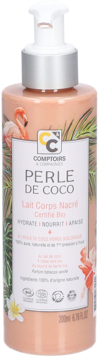 Comptoirs & Compagnies Perle de Coco Lait Corps Nacré Bio 200 ml lait