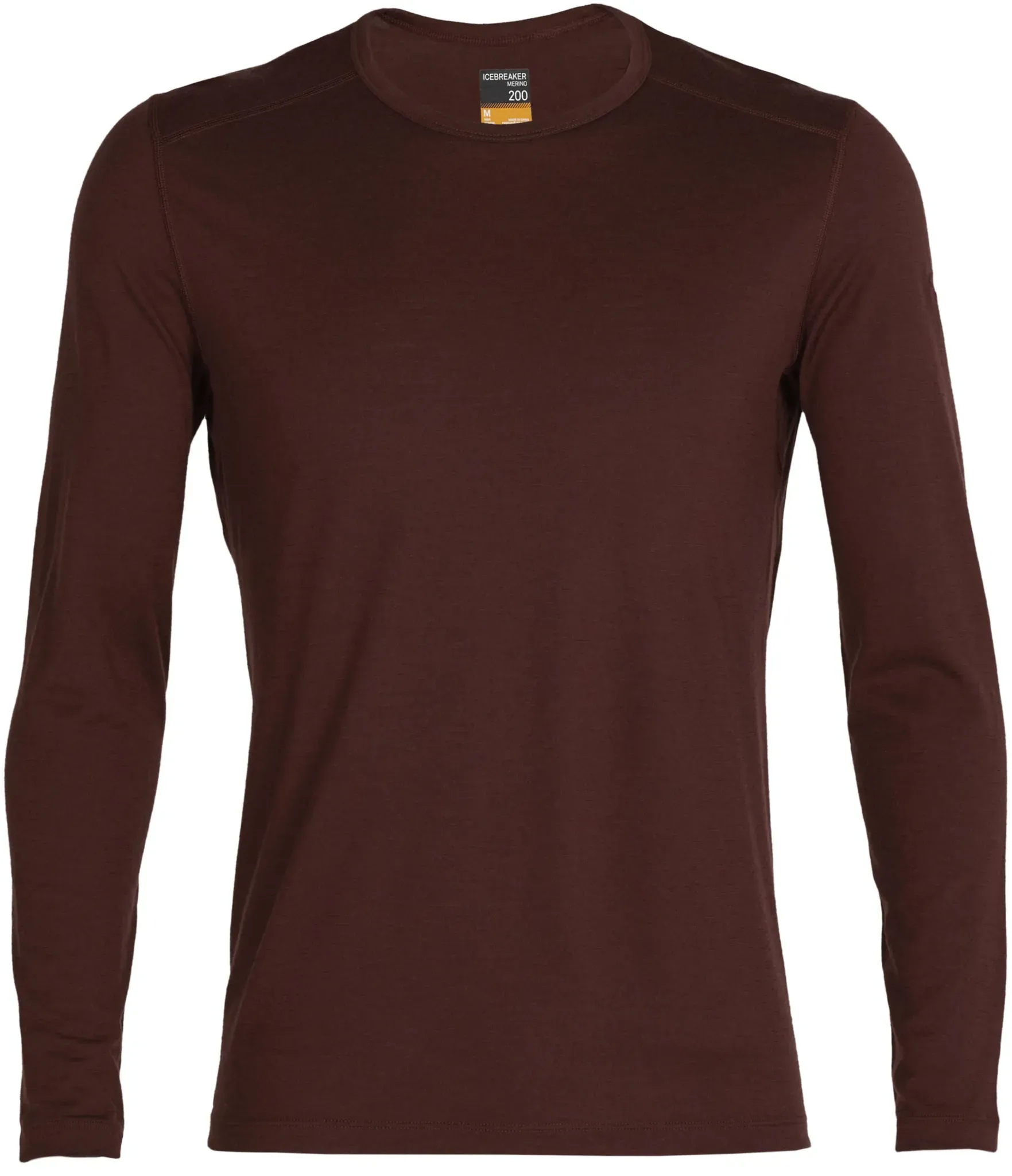 Icebreaker Herren Merino 200 Oasis Langarmshirt - XXL - ESPRESSO