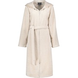 CAWÖ Bademäntel Damen Kapuze Two-Tone 6432 natur - 33 L
