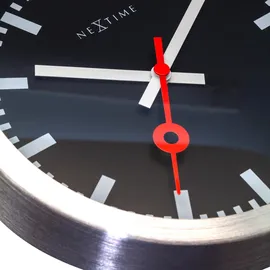 Nextime Bahnhofsuhr 19 cm 3998STZW schwarz