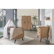 Schardt Baby-/Kinderzimmer-Set Morris Oak 3-teilig Artisan/Anthrazit