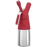 iSi Creative Whip Sahnespender 500 ml Edelstahl Rot