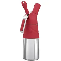 iSi Creative Whip Sahnespender 500 ml Edelstahl Rot
