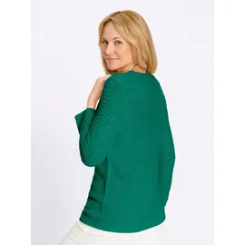 Classic Basics U-Boot-Pullover grün 44