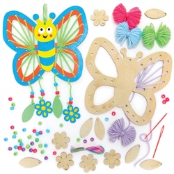 Traumfänger Bastelsets Schmetterling  (pro Set 4) Basteln mit Holz