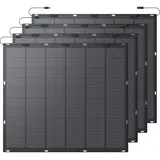 Anker SOLIX Balkonkraftwerk 900W (4 * 225W) Flexibles Solarpanel, Photovoltaik für Balkon Dach Wand und Wohnmobil, 213° Biegung, PV maximale Sonneneinstrahlung