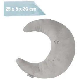 roba Lil Cuties Mondkissen 40 x 30 cm Grau