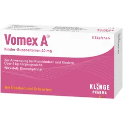 Vomex A Kinder-Suppositorien 40 mg