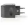 Nedis Steckdosen Adapter Euro / Typ C (CEE 7/16) - 100 - 240 V AC 50/60 Hz, 12 V DC, 6 W, Netzstromversorgung, 0.3 A, Schwarz