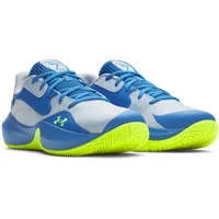 Under Armour Lockdown 7 Low, Basketballschuhe 453 / blue calm/blue atlantis/high vis yellow 44
