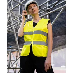 Korntex Ladies Fit Hi-Vis Safety Vest Frankfurt - signal yellow - M