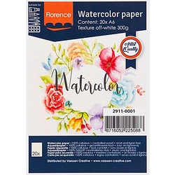 Aquarell-Papier "Florence", DIN A6, 300 g/m2