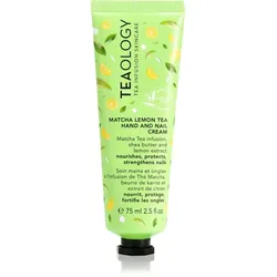 Teaology Hand and Nail Cream Matcha Tea eine Crem zum Schutz von Händen und Nägeln mit Matcha 75 ml