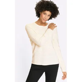 Sieh an! Langarm-Pullover ecru 44