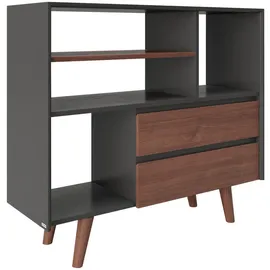 Phoenix Playboy Regal 110 x 38 x 97,4 cm Nussbaum