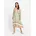 Sommerkleid Gemustert Ecru/Orange 52