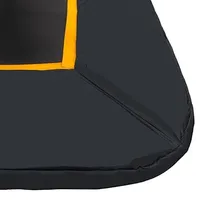 Rechteckige Trampoline Randabdeckung Black Magic Jump 214 x 305 cm