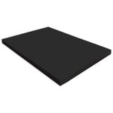 NiroSport Turnmatte 150 x 100 x 8 cm Gymnastikmatte Fitnessmatte Sportmatte Trainingsmatte Weichbodenmatte wasserdicht (Schwarz)