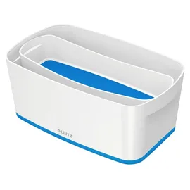 Leitz MyBox Aufbewahrungsbox 31,8 x 19,1 x 12,8 cm 1-tlg. weiß/grau