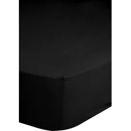 Good Morning Spannbettlaken Renforcé 180 x 200 cm schwarz