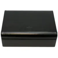 Windrose Charmbox mit 2 herausnehmbaren Einsätzen Schwarz