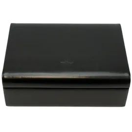 Windrose Charmbox mit 2 herausnehmbaren Einsätzen Schwarz
