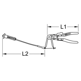 KS Tools Schlauchschellenzange 115.0901