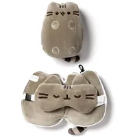 Puckator Relaxeazzz Plüsch Pusheen Katze Reisekissen & Schlafmaske