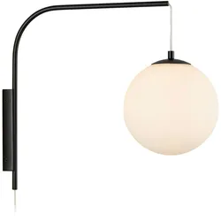 MARKSLÖJD Dione Wandleuchte Schwarz