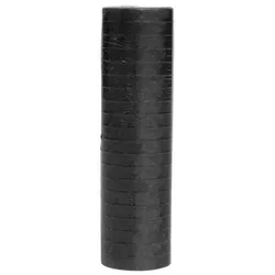 1 Rolle Papier Luftschlangen schwarz