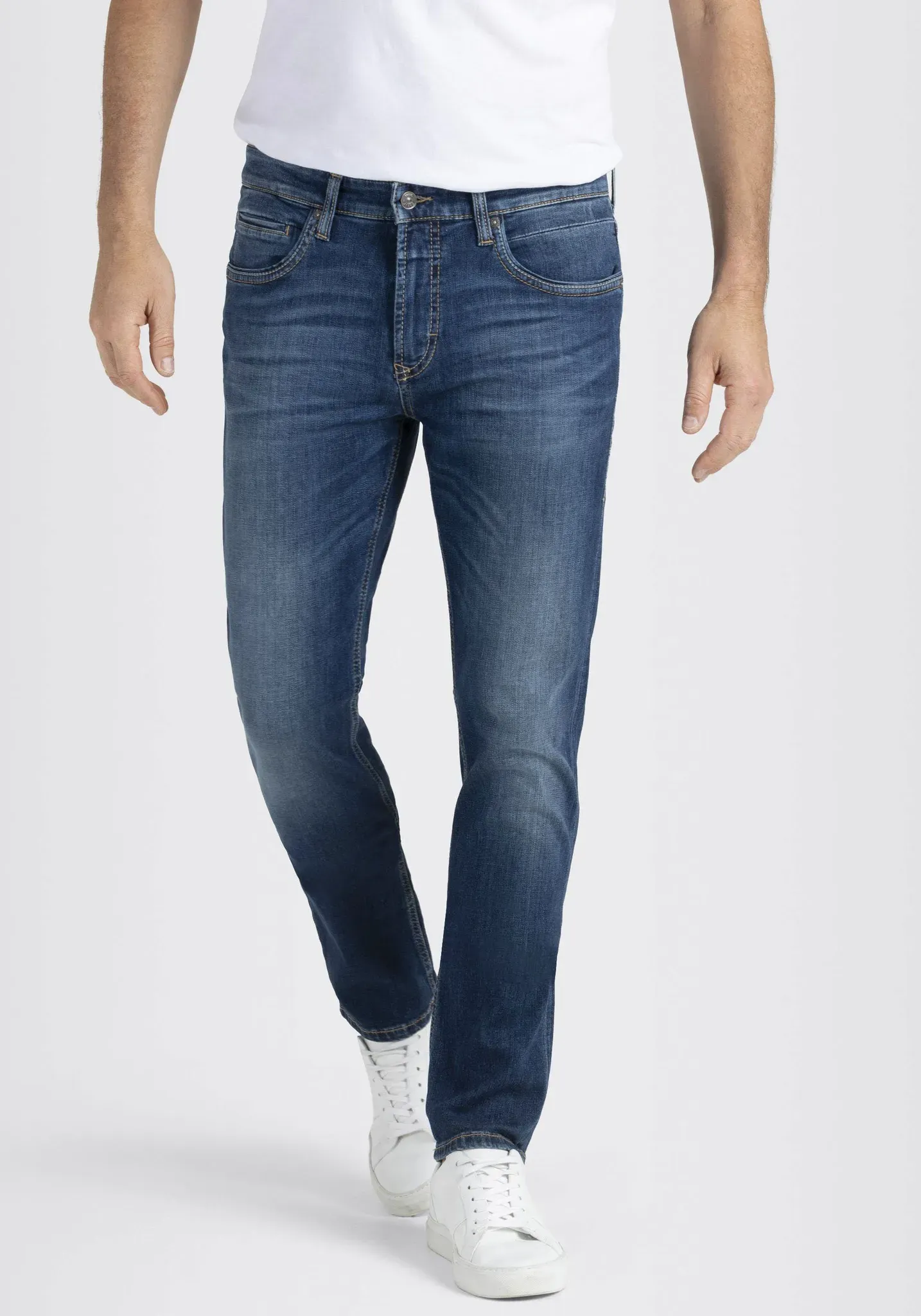 MAC Straight-Jeans »Arne Pipe« MAC blue stonewash 33