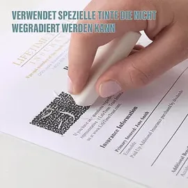 Trodat Datenschutz-Rollstempel ID Protector selbstfärbend schwarz ohne Logo, 1 St.