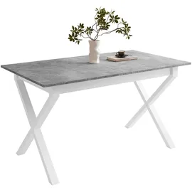 lookway ARTON II 80 x 77 x 140 cm grau/weiß