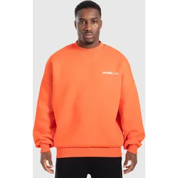 Herren Sweatshirt Liquid Brail Koralle korallenrosa M/L