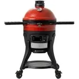 Wifi-Holzkohlegrill und Smoker Konnected Joe - rot/schwarz, Ø 46cm, WLAN, App