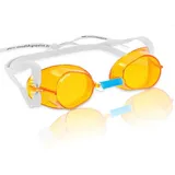 Malmsten Schwedenbrille Classic | Schwimmbrille | Swedish Goggles | Montageset (orange)